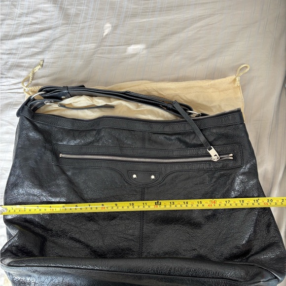 Balenciaga Big Black Leather Interior Zip Tote - Picture 10 of 14